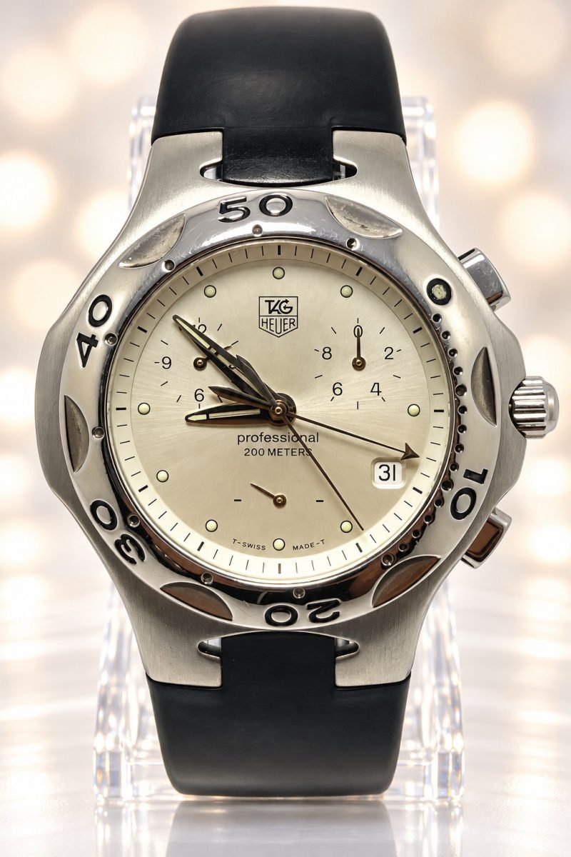 TAG Heuer Kirium Professional Cronógrafo · esfera plateada