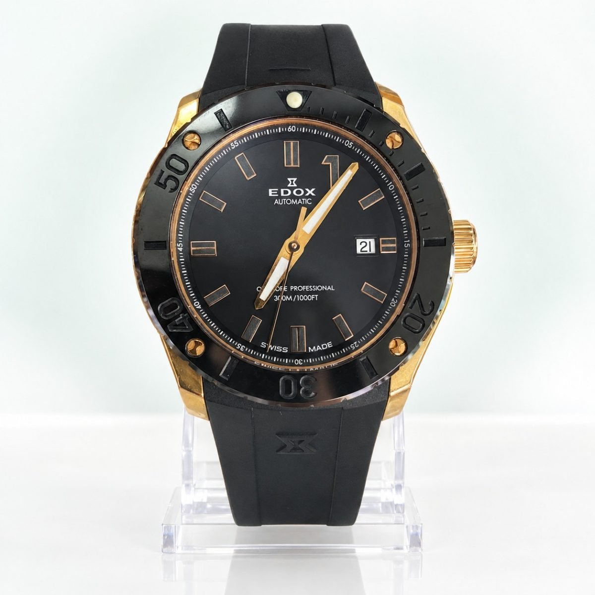 Edox Class-1 Offshore Professional Automático · esfera negra