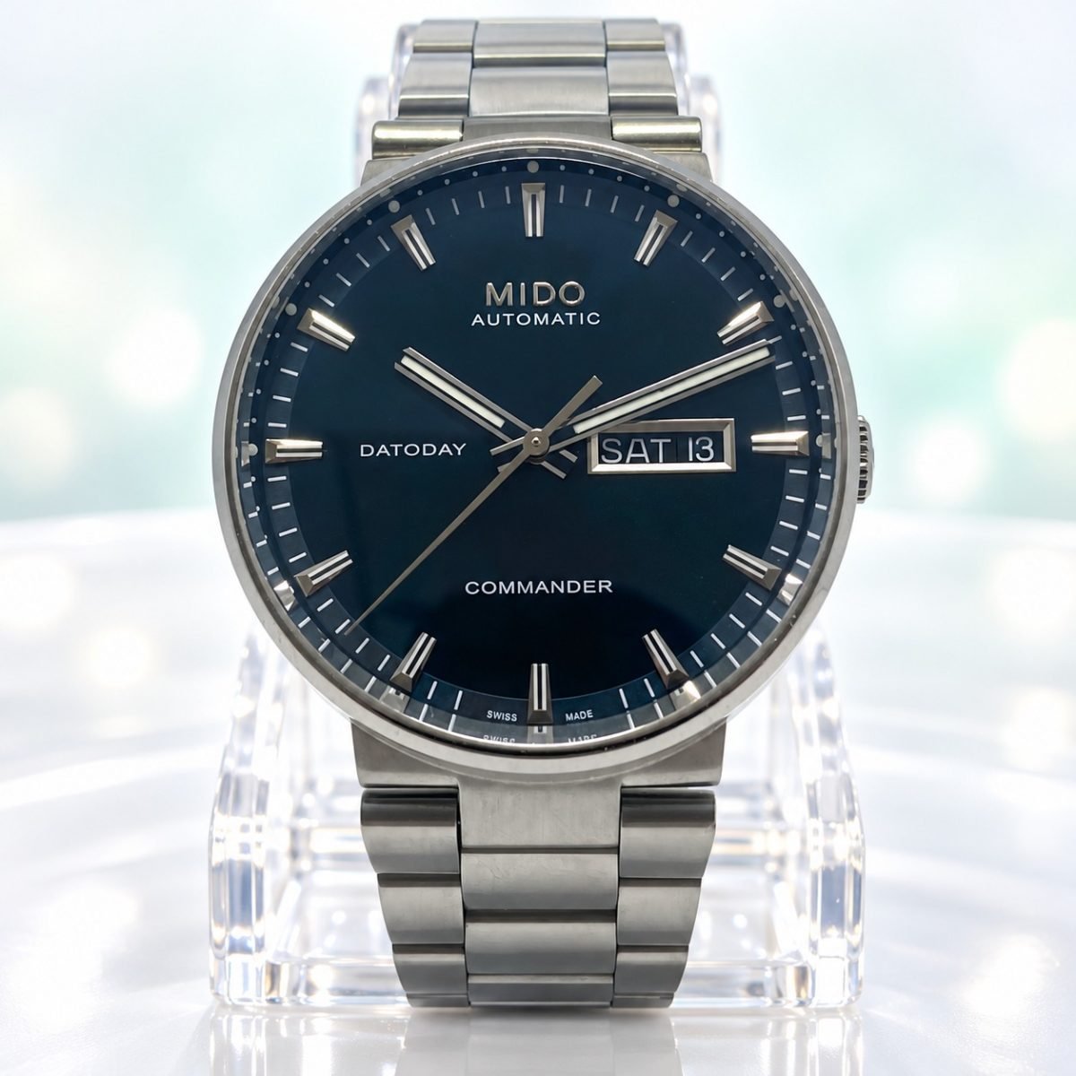 Mido Commander II Datoday Automático · esfera negra